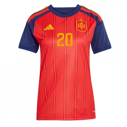Spanien Hemmatröja VM 2026 Pedri 20 Dam Fotbollströja 2 Spanien Hemmatröja VM 2026 Pedri 20 Dam Fotbollströja