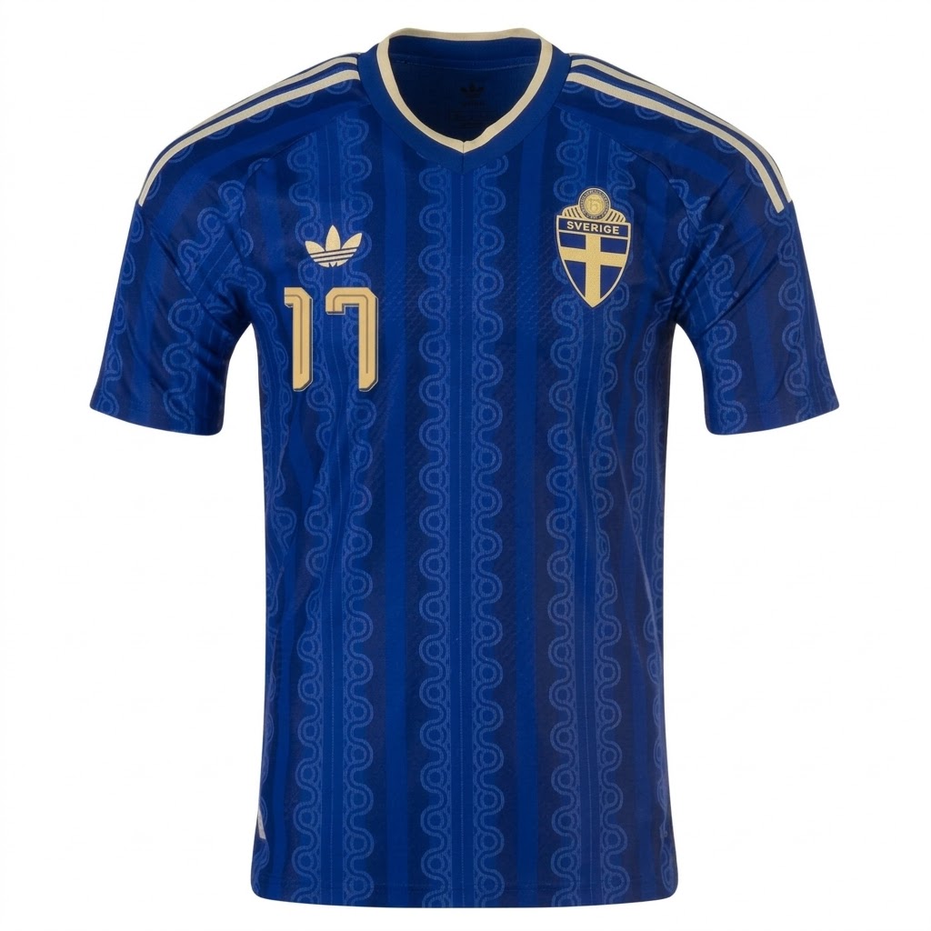 Sverige Bortatröja VM 2026 Herr Viktor Gyökeres 17 Landslagströja