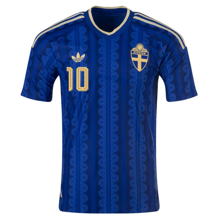 Sverige Bortatröja VM 2026 Zlatan Ibrahimović 10 Herr Fotbollströja 2 Sverige Bortatröja VM 2026 Zlatan Ibrahimović 10 Herr Fotbollströja