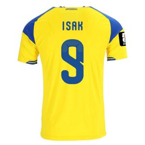 Sverige Hemmatröja VM 2026 Alexander Isak #9 Herr Fotbollströja med VM-Patch