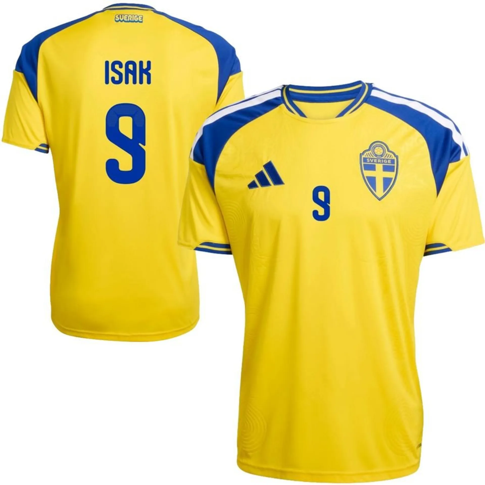 Sverige Hemmatröja VM 2026 Herr Alexander Isak 9 Landslagströja-2