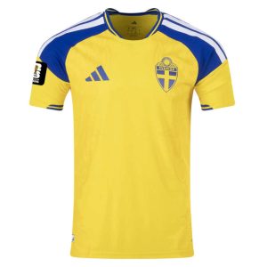 Sverige Hemmatröja VM 2026 Herr – Fotbollströja med VM-Patch