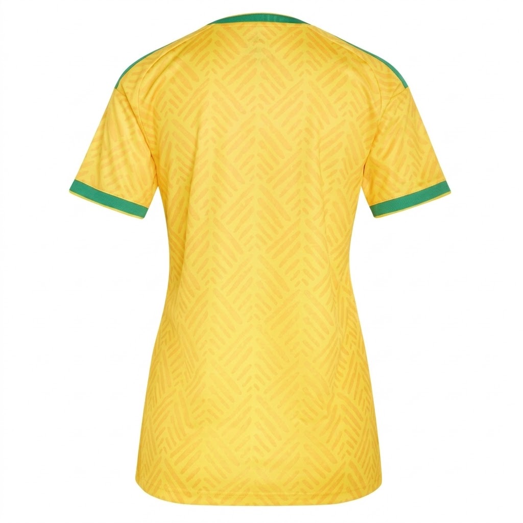 Sydafrika VM 2026 Hemmatröja Dam Kortärmad Fotbollströja