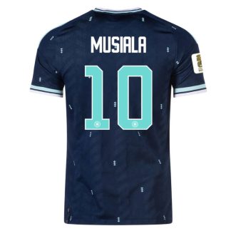 Tyskland Bortatröja VM 2026 Herr – Jamal Musiala 10 Fotbollströja (Med VM 2026-märke)