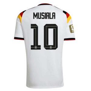 Tyskland Hemmatröja VM 2026 Herr – Jamal Musiala 10 Fotbollströja (Med VM 2026-märke)