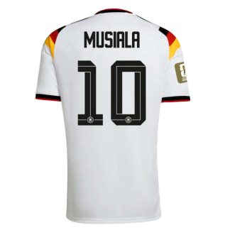 Tyskland Hemmatröja VM 2026 Herr – Jamal Musiala 10 Fotbollströja (Med VM 2026-märke)