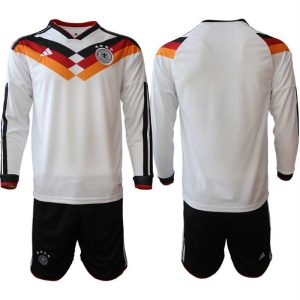 Tyskland VM 2026 Hemmatröja Långärmad Herr Set (Tröja + Shorts)