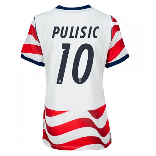 USA VM 2026 Hemmatröja Christian Pulisic 10 Dam Fotbollströja 1 USA VM 2026 Hemmatröja Christian Pulisic 10 Dam Fotbollströja