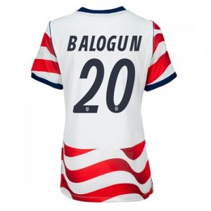 USA VM 2026 Hemmatröja Folarin Balogun 20 Dam Fotbollströja