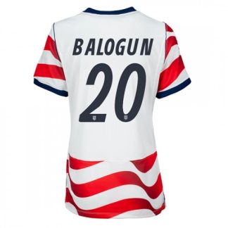 USA VM 2026 Hemmatröja Folarin Balogun 20 Dam Fotbollströja