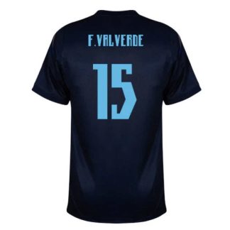 Uruguay Bortatröja VM 2026 Federico Valverde 15 Herr Fotbollströja
